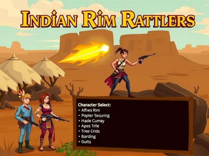 Indian Rim Rattlers character selection screen
